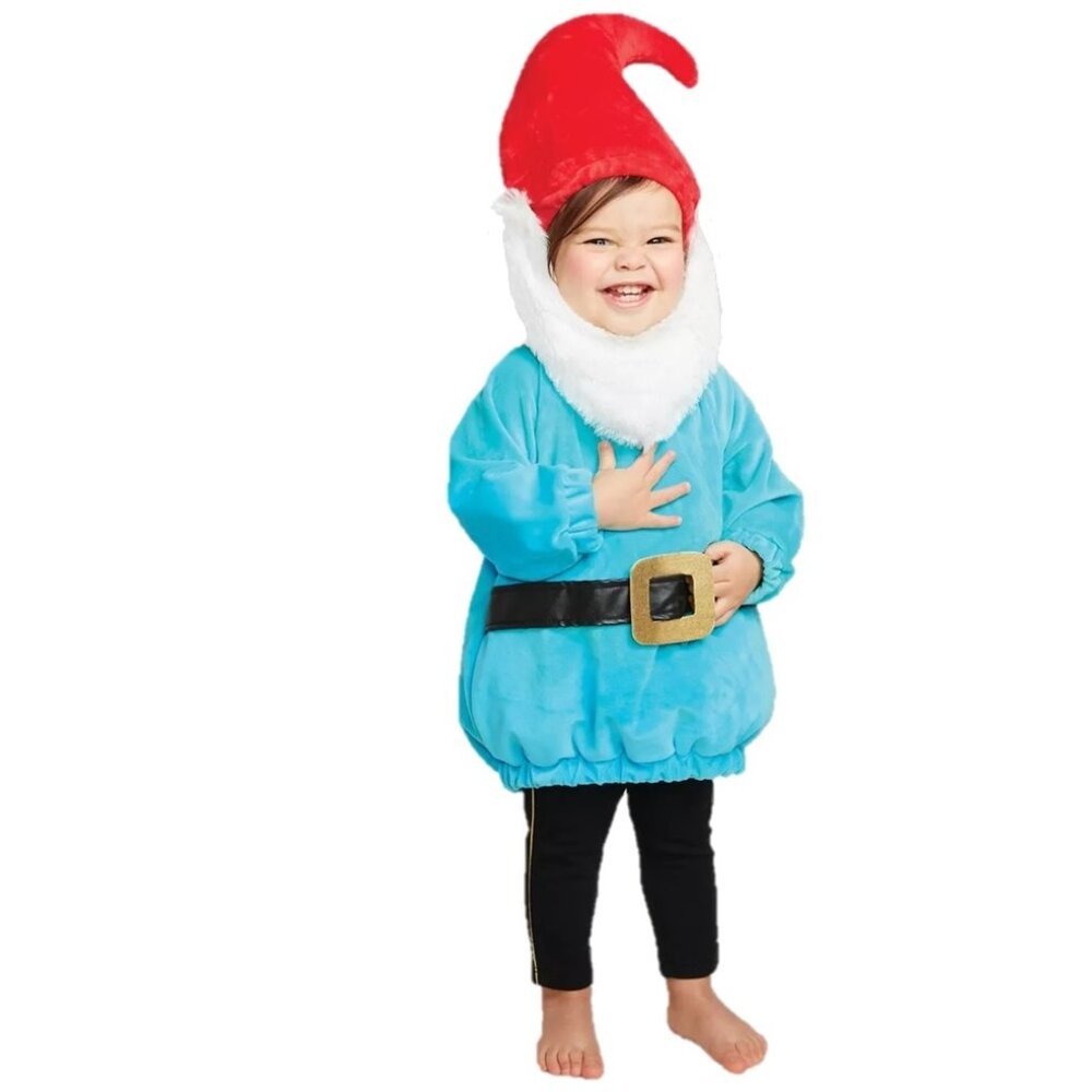 Baby Boys Girls Garden GNOME Halloween Costume Size 0/6 6/12 Mo Elf Sprite NWT